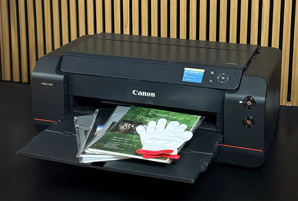 31 Hahnemühle Papiere gratis testen | Canon PRO-1100 Aktion