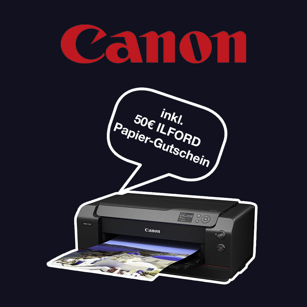 Canon PRO-1100 jetzt mit 50 € ILFORD Papiergutschein!