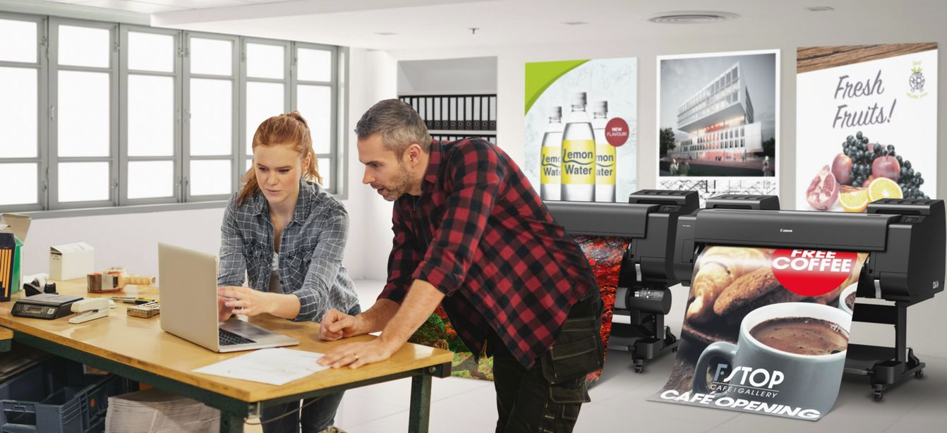 Canon Großformat-Drucker für CAD, Plakat & GIS (imagePROGRAF)