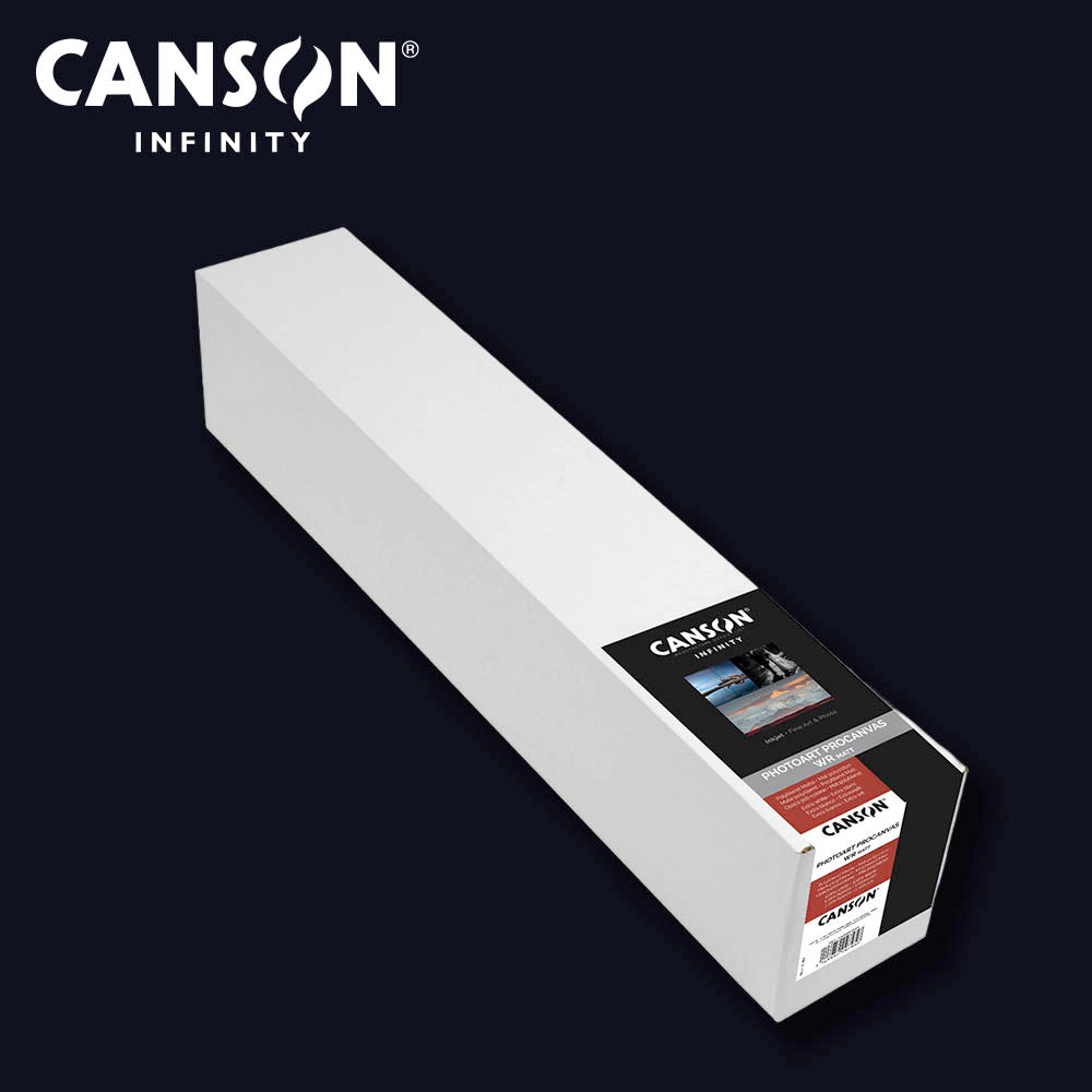 CANSON INFINITY - PhotoArt ProCanvas WR Matte Poly-Cotton 395 | 17" x 12.2m Rolle