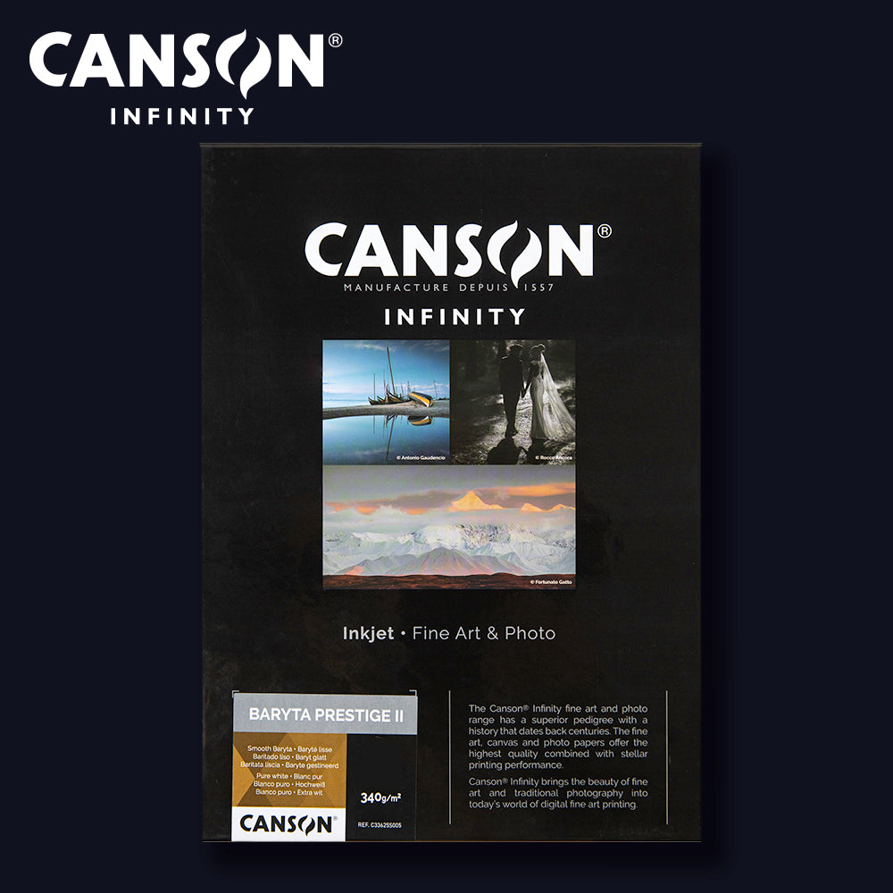 CANSON INFINITY - Baryta Prestige II 340 | A4 25 Blatt