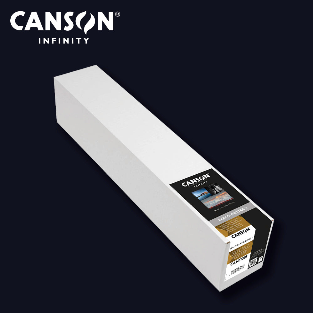 CANSON Infinity - Baryta Photographique II - Boîte 25 feuilles de papier photo baryté A3 satin - 310g/m² - Blanc pur CANSON Infinity - Baryta Photographique II - Boîte 25 feuilles de papier photo baryté A3 satin - 310g/m² - Blanc pur
