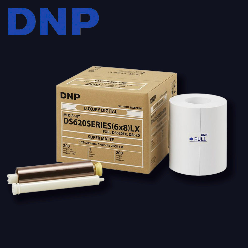 DNP Mediaset für DS620 | 10x15cm (4x6") & 15x20cm (6x8") Super Matte