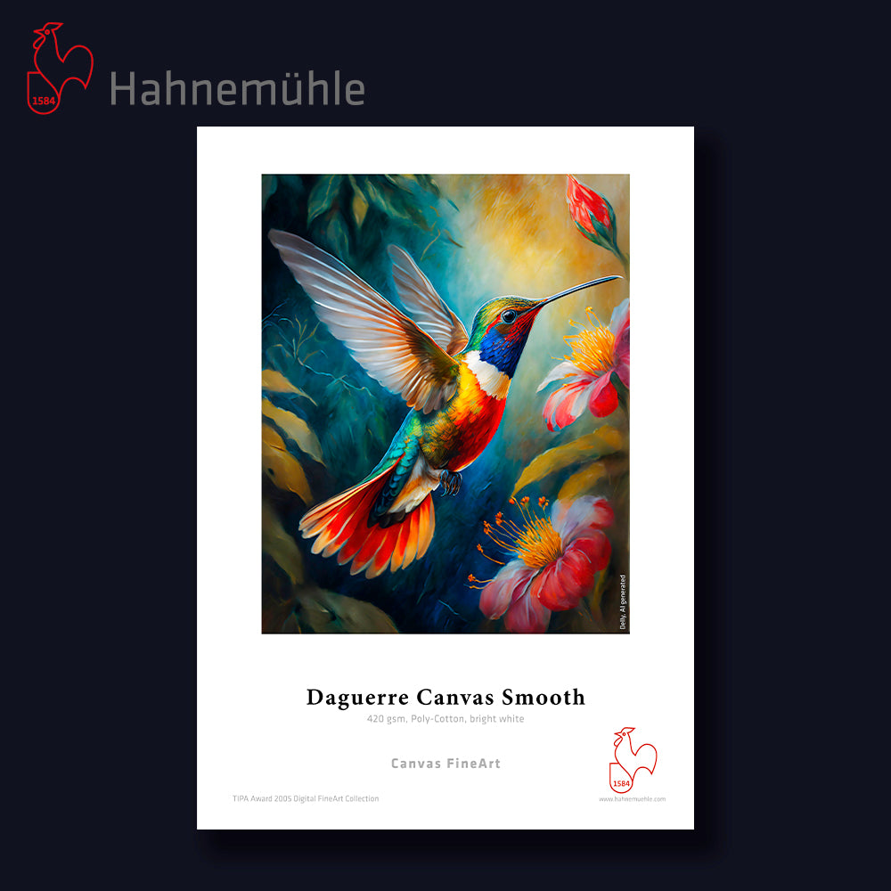 HAHNEMÜHLE Daguerre Canvas Smooth 420 | 17" - 43,2cm x 12 m Rolle