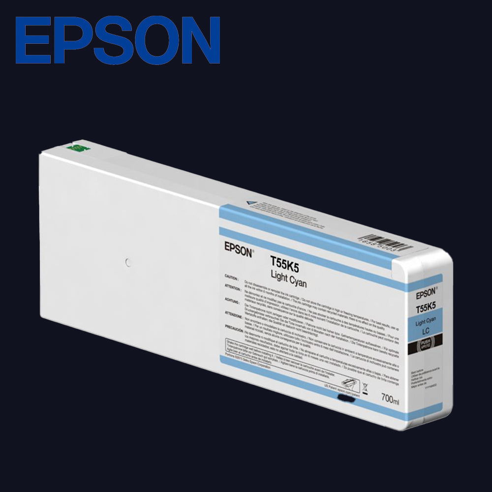EPSON T55K5 Light Cyan 700ml für SC-P6000/7000/8000/9000