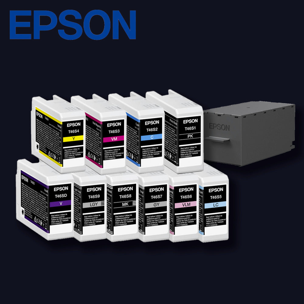 EPSON T46S kompletter Satz 10 Farben inkl. Maintenance Tank für SC-P700