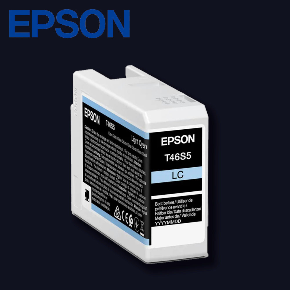 EPSON T46S5 Light Cyan 25ml Tinte für SureColor SC-P700