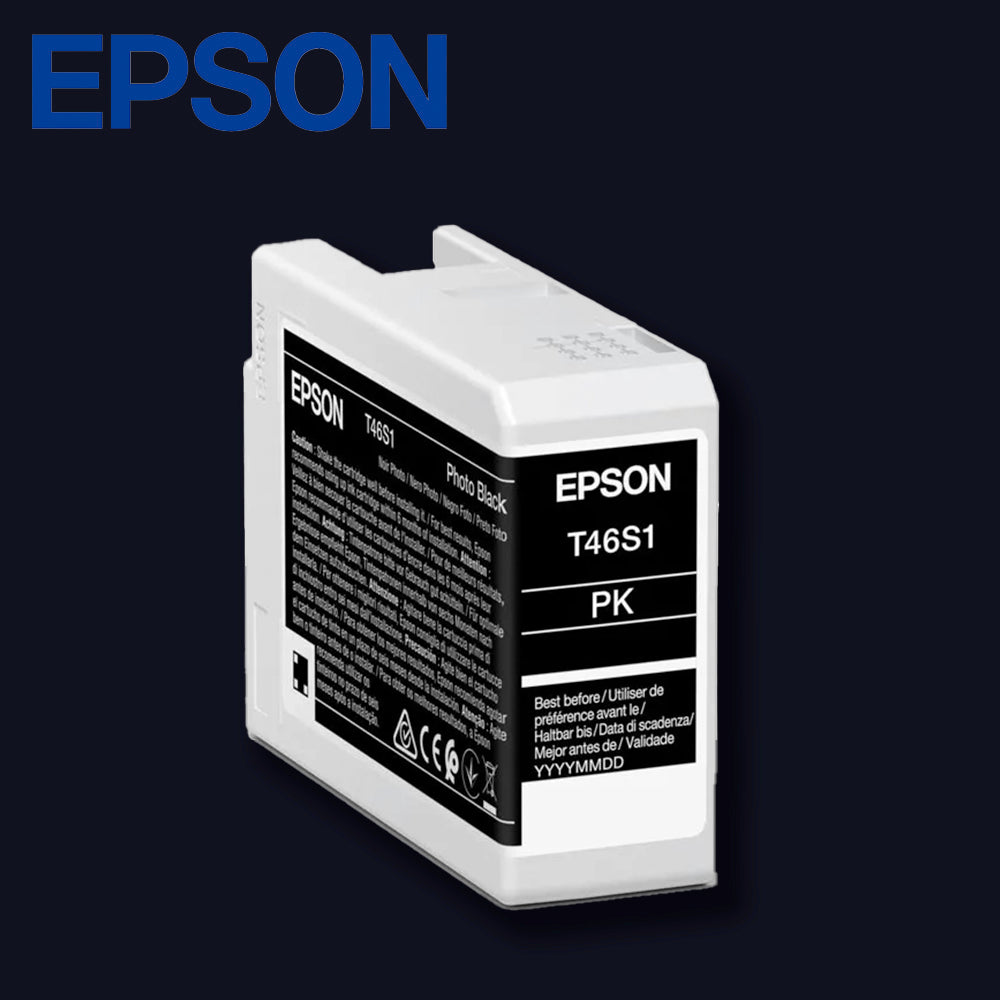 EPSON T46S1 Photo Black 25ml Tinte für SureColor SC-P700