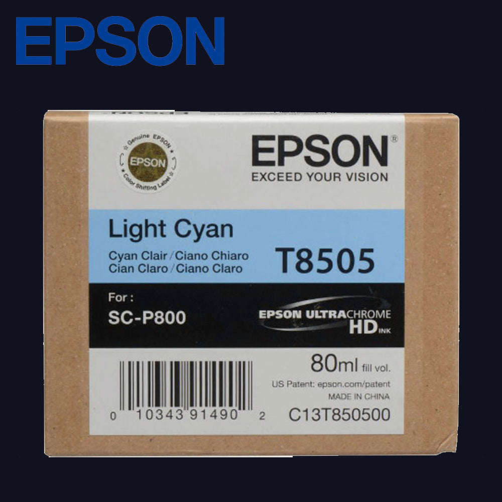 EPSON T8505 Tinte für SC-P800 Light Cyan 80.0ml