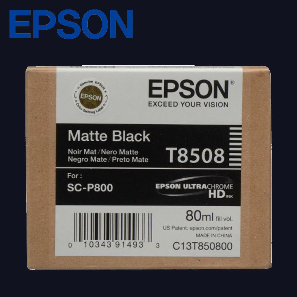 EPSON T8508 Tinte für SC-P800 Matt Black 80ml