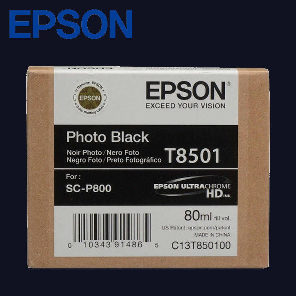 EPSON T8501 Tinte für SC-P800 Photo-Black 80ml