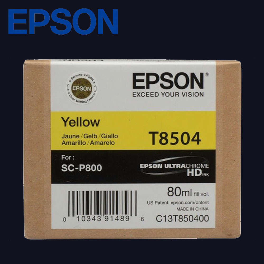 EPSON T8504 Tinte für SC-P800 Yellow 80ml