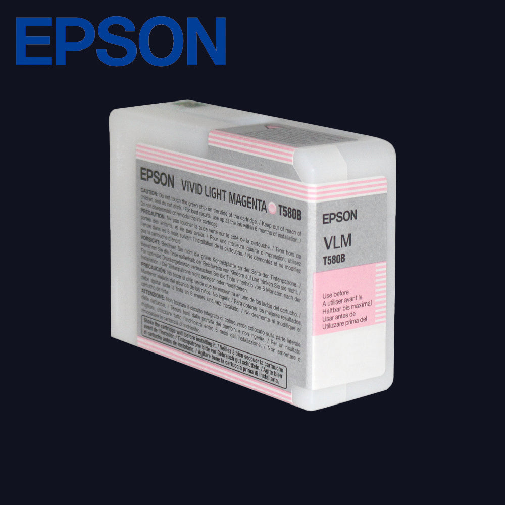 EPSON T580B Tinte für Stylus Pro 3880 Vivid Light Magenta 80ml