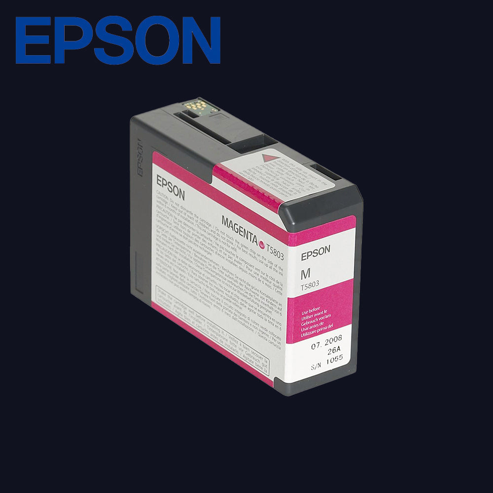 EPSON T5803 Tinte für Stylus Pro 3800 Magenta 80ml