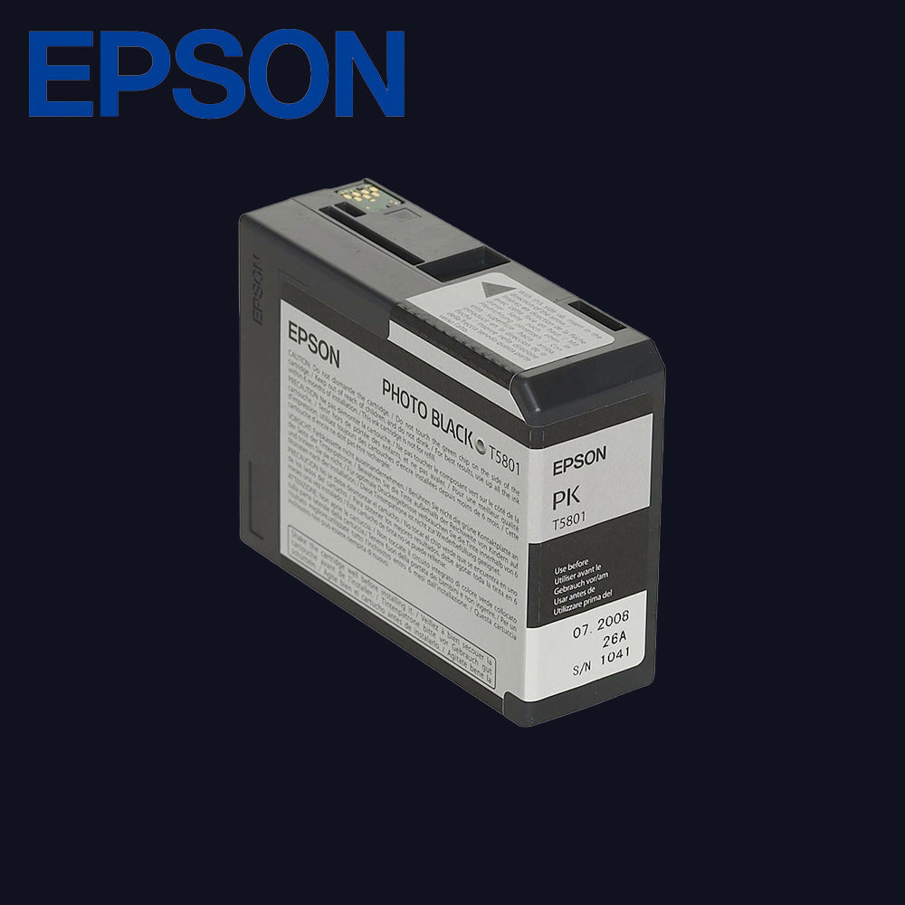 EPSON T5801 Tinte für Stylus Pro 3800/3880 Photo-Black 80ml