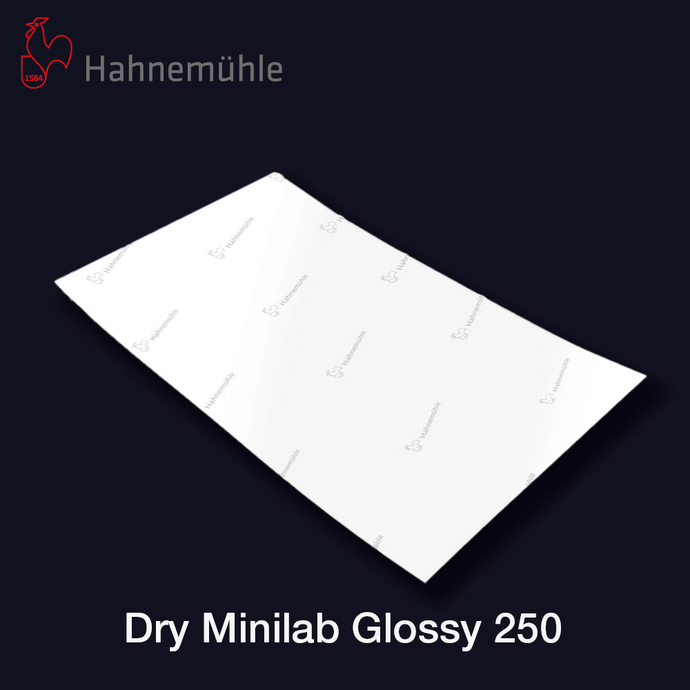 HAHNEMÜHLE Dry Minilab Glossy | 6" - 152mm x 65 m (2x Rollen)