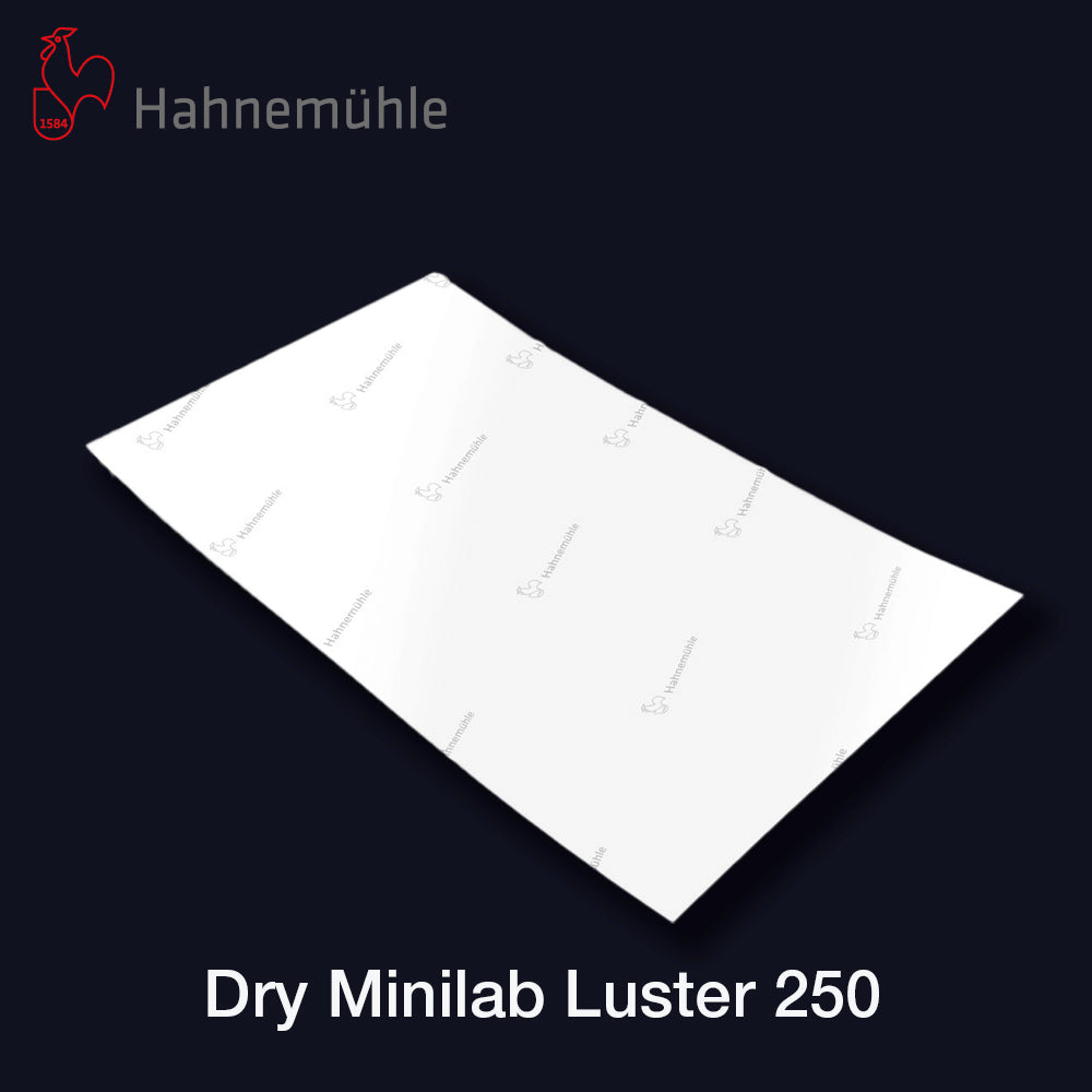 HAHNEMÜHLE Dry Minilab Luster | 8" - 20,23cm x 65 m (2x Rollen)