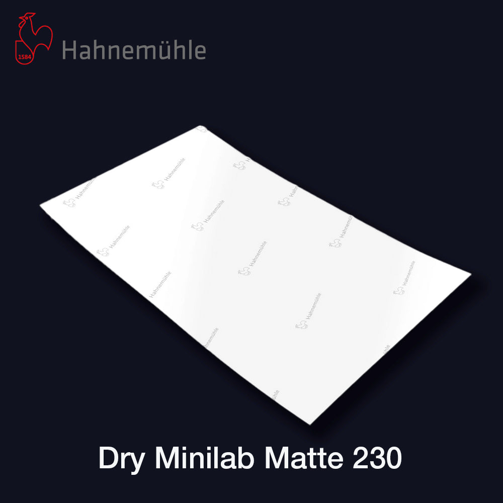 HAHNEMÜHLE Dry Minilab Matte | 8" - 20,23cm x 60 m (2x Rollen)