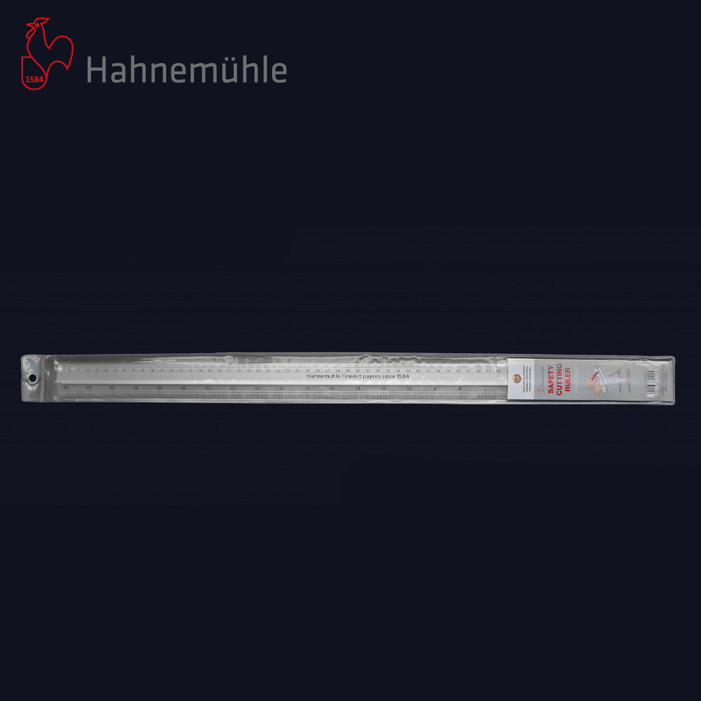 HAHNEMÜHLE Sicherheits-Schneidelineal 60cm (Aluminium)