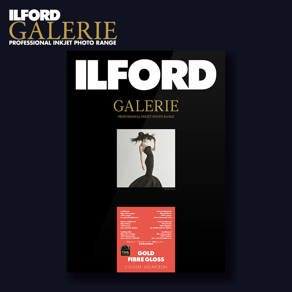 ILFORD GALERIE Gold Fibre Gloss 310gsm | 10x15cm 50 Blatt
