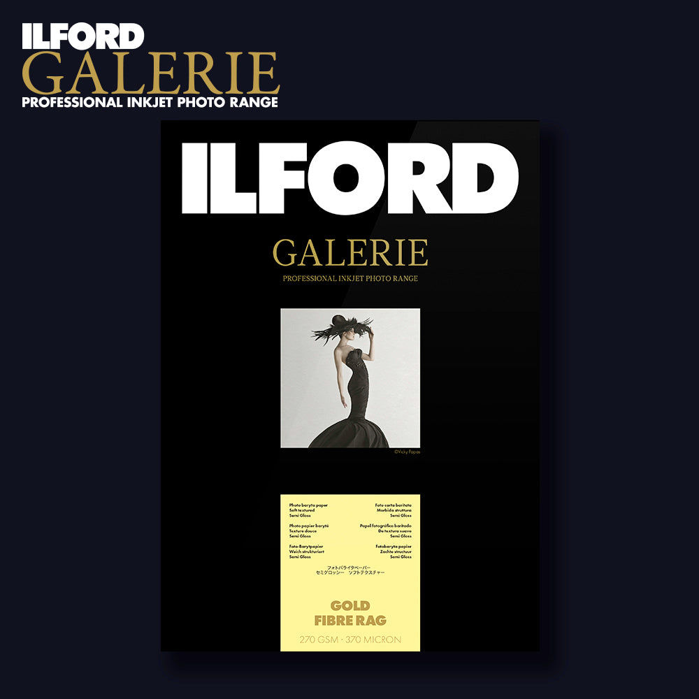ILFORD GALERIE Gold Fibre Rag 270gsm | 10x15cm 50 Blatt