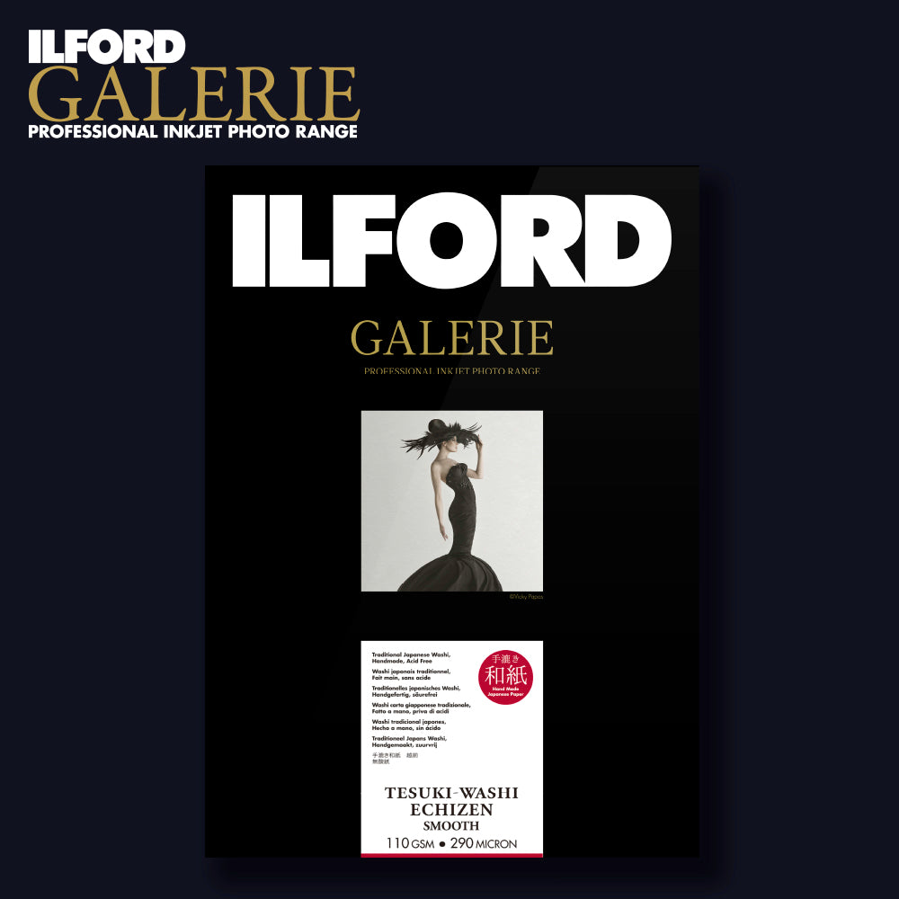 ILFORD GALERIE Tesuki-Washi Echizen Smooth 110 | 10x15cm 50 Blatt