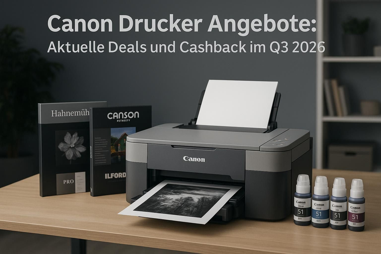 Canon Drucker Angebote: aktuelle Deals & Cashback Q3 / 2026