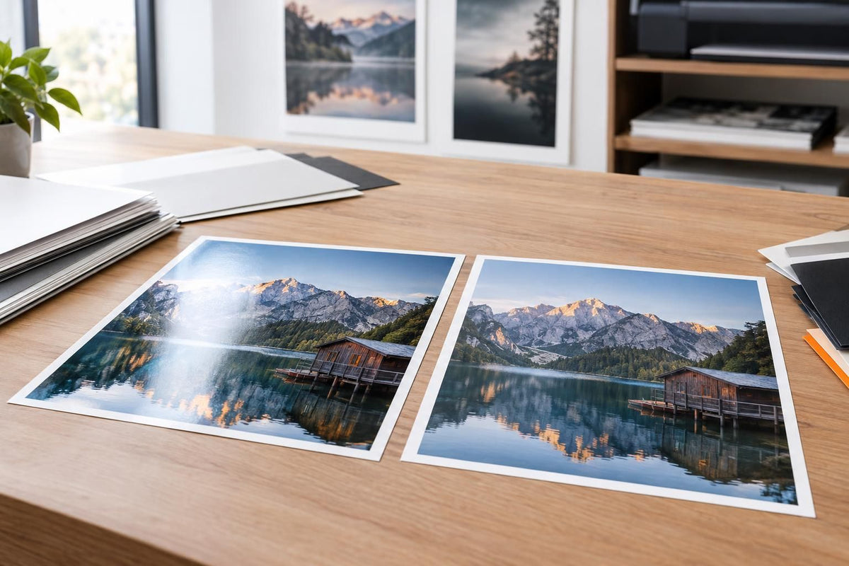 Glossy oder Semi-Gloss (Seidenglanz)? Fotopapier wählen