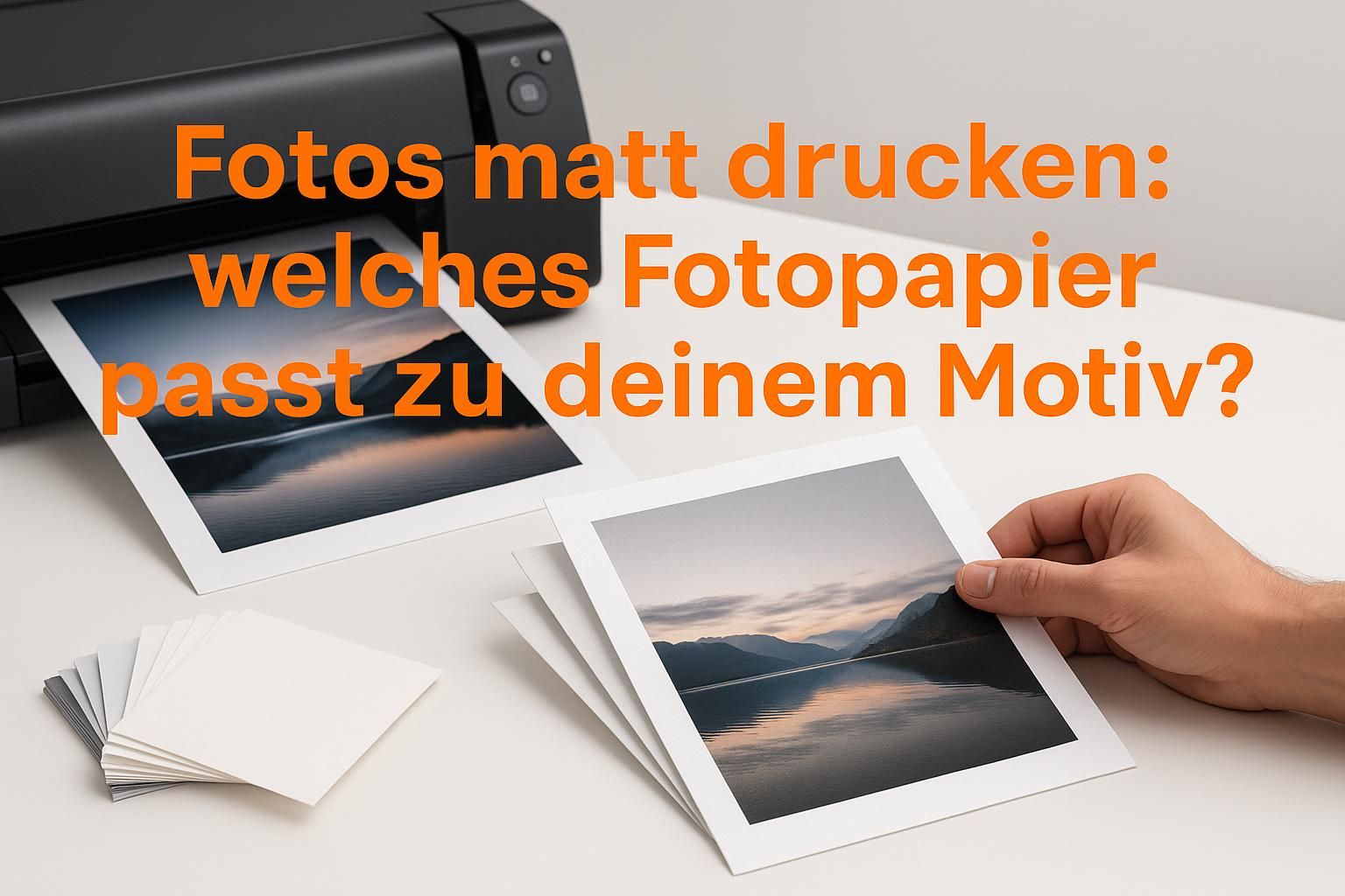 Mattes Fotopapier: welche Sorte für deine Fotos?