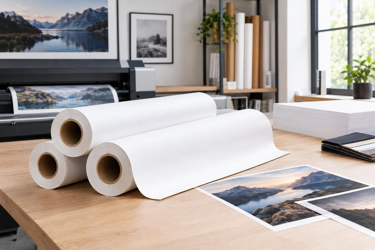 Fotopapier auf Rolle: Formate, Systeme & kaufen