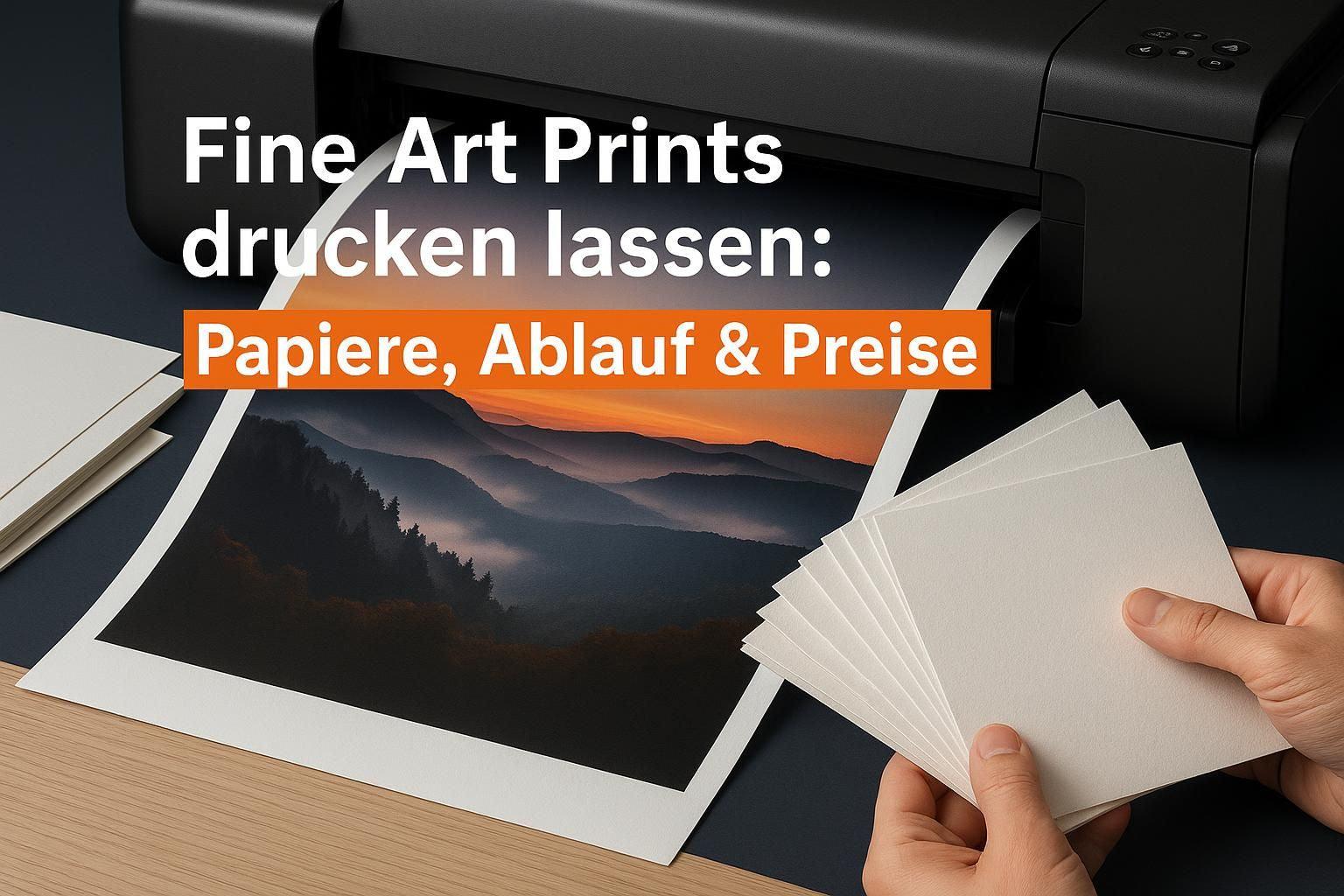 Fine Art Prints drucken lassen: Papiere, Ablauf & Preise