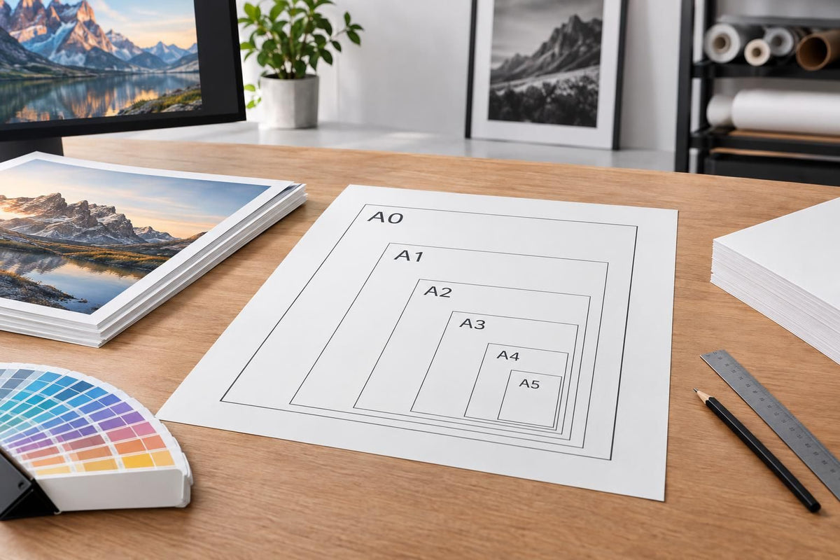 DIN-Formate im Fotodruck: Alle Papiergrößen in cm, mm & Pixel im Überblick