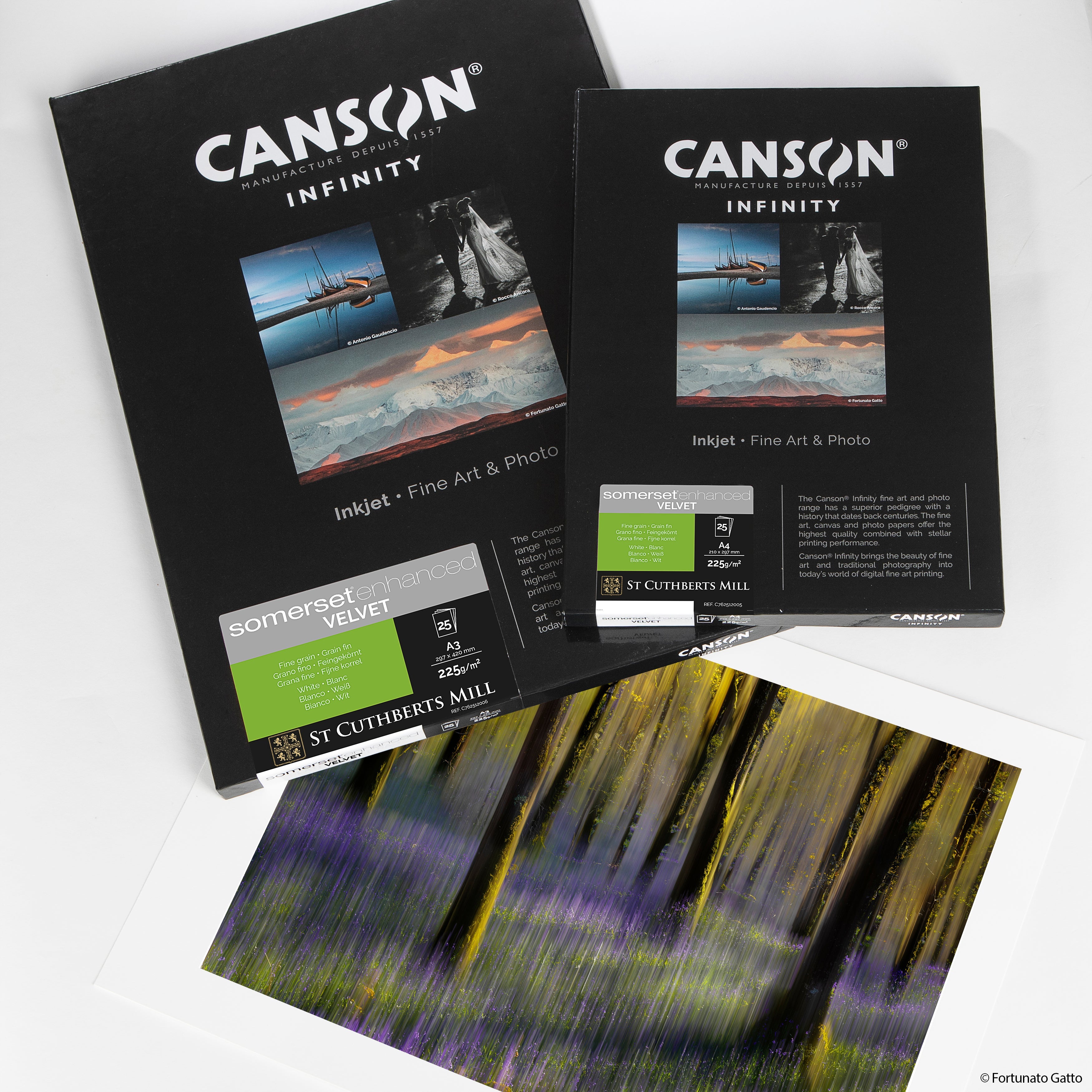 CANSON INFINITY - SOMERSET ENHANCED Velvet White 225 / 255