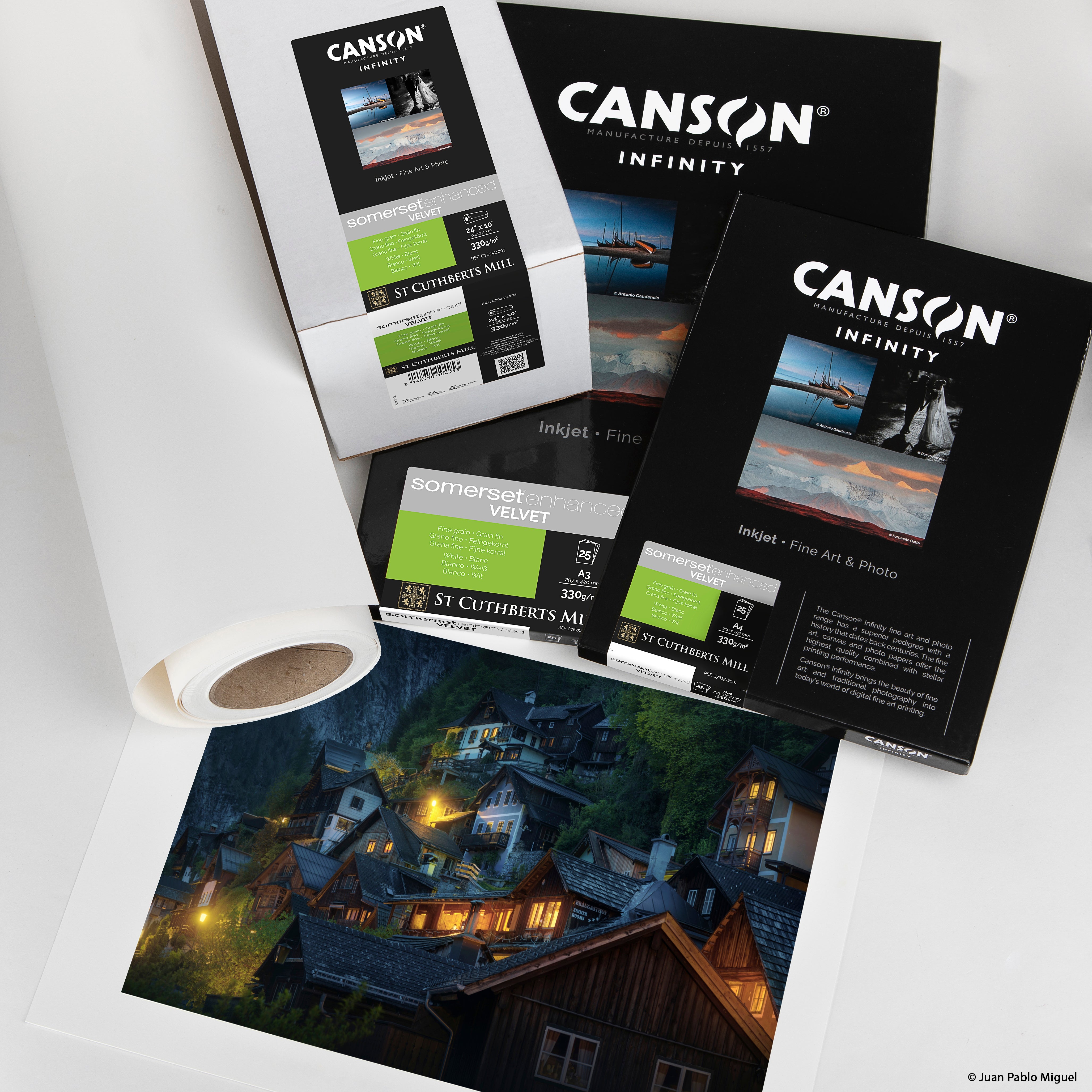 CANSON INFINITY - SOMERSET ENHANCED Velvet White 330
