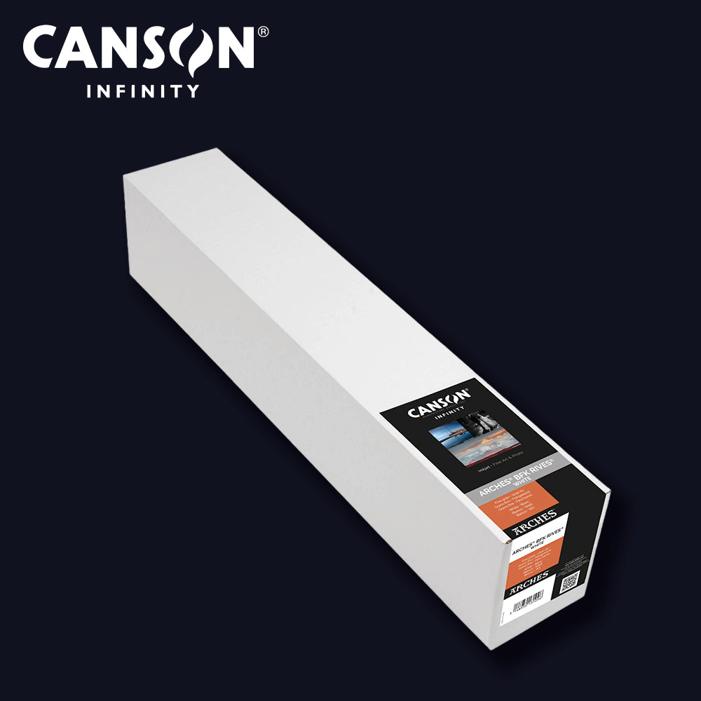 CANSON INFINITY - ARCHES BFK Rives White 310 | 17" x 12m Rolle