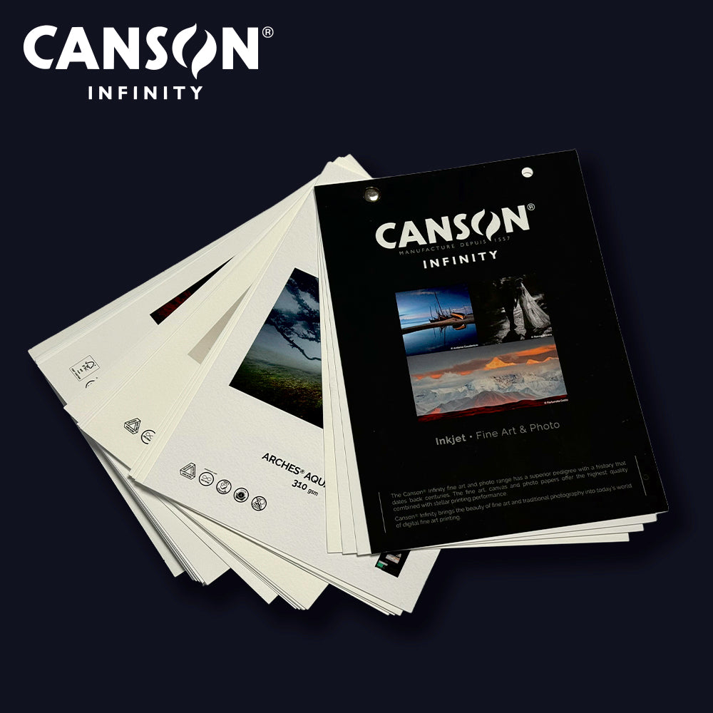 CANSON INFINITY - Musterfächer (Media-Sampler | bedruckt) A5
