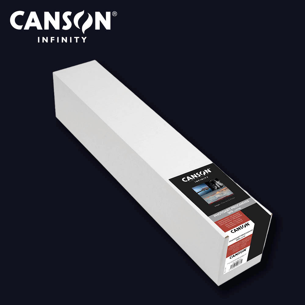 CANSON INFINITY - PhotoArt ProCanvas WR Lustre Poly-Cotton 395 | 24" x 12.2m Rolle
