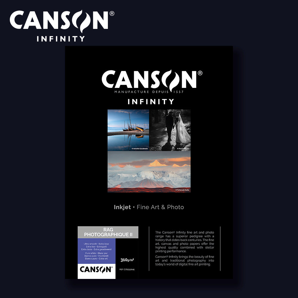 CANSON INFINITY - Rag Photographique II 210 | A4 25 Blatt
