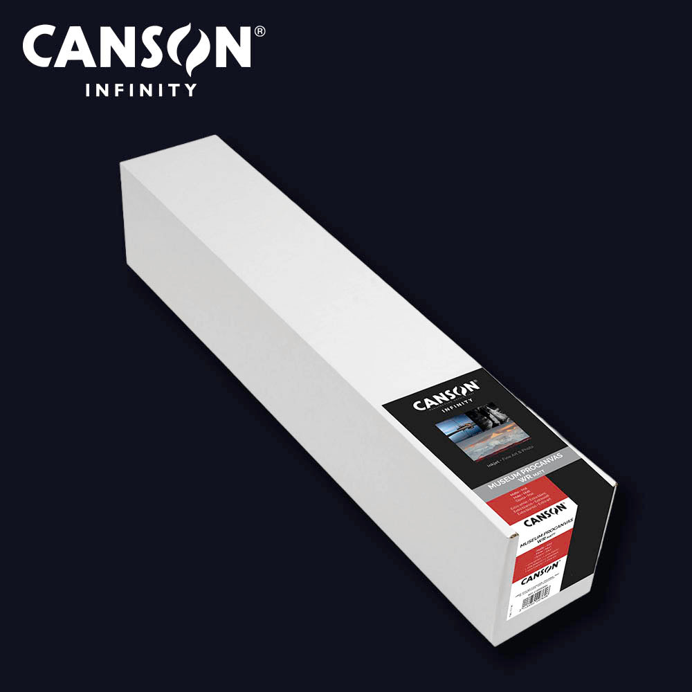 CANSON INFINITY - Museum ProCanvas WR Matte 100% Cotton 385 | 24" x 12.2m Rolle
