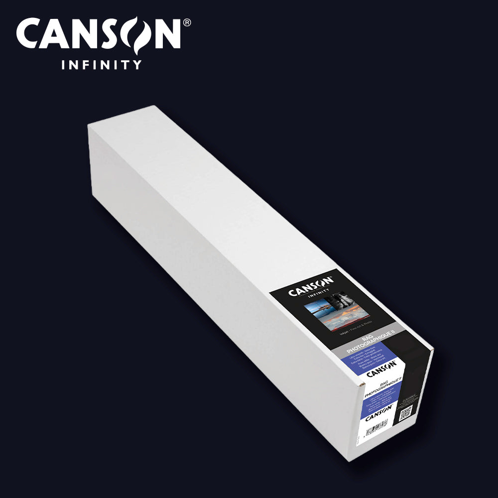 CANSON INFINITY - Rag Photographique II 210 | 17" x 20m Rolle
