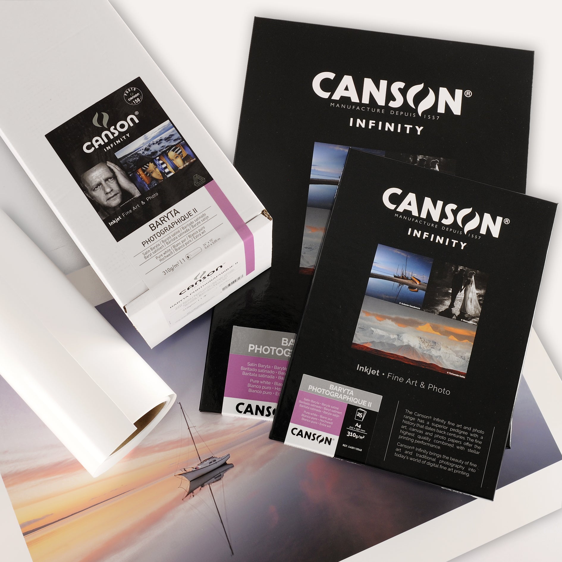 CANSON INFINITY - BARYTA Photographique II 310 | 17" x 12m Rolle