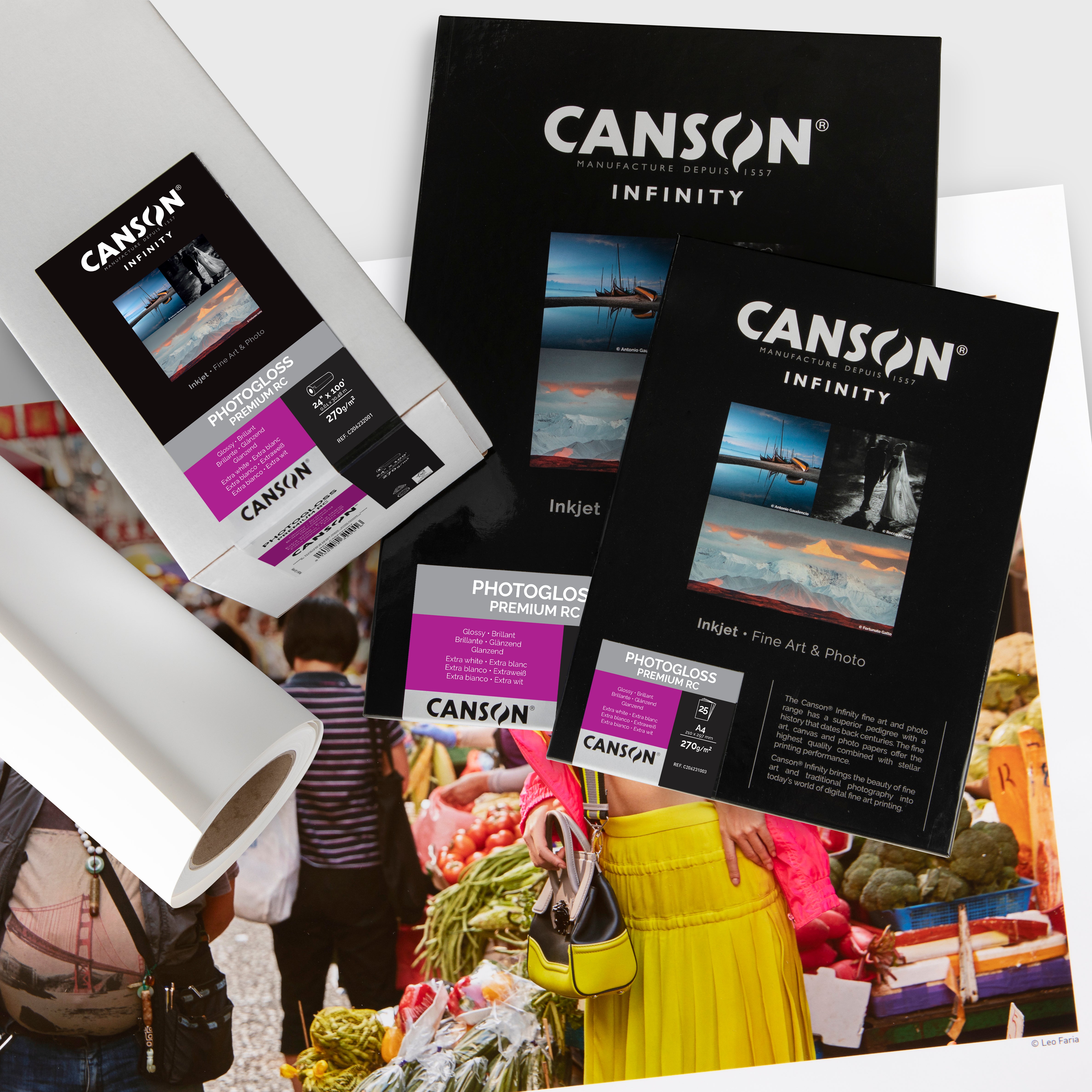 CANSON INFINITY - PhotoGloss Premium RC 270 | 24" x 30,5m Rolle