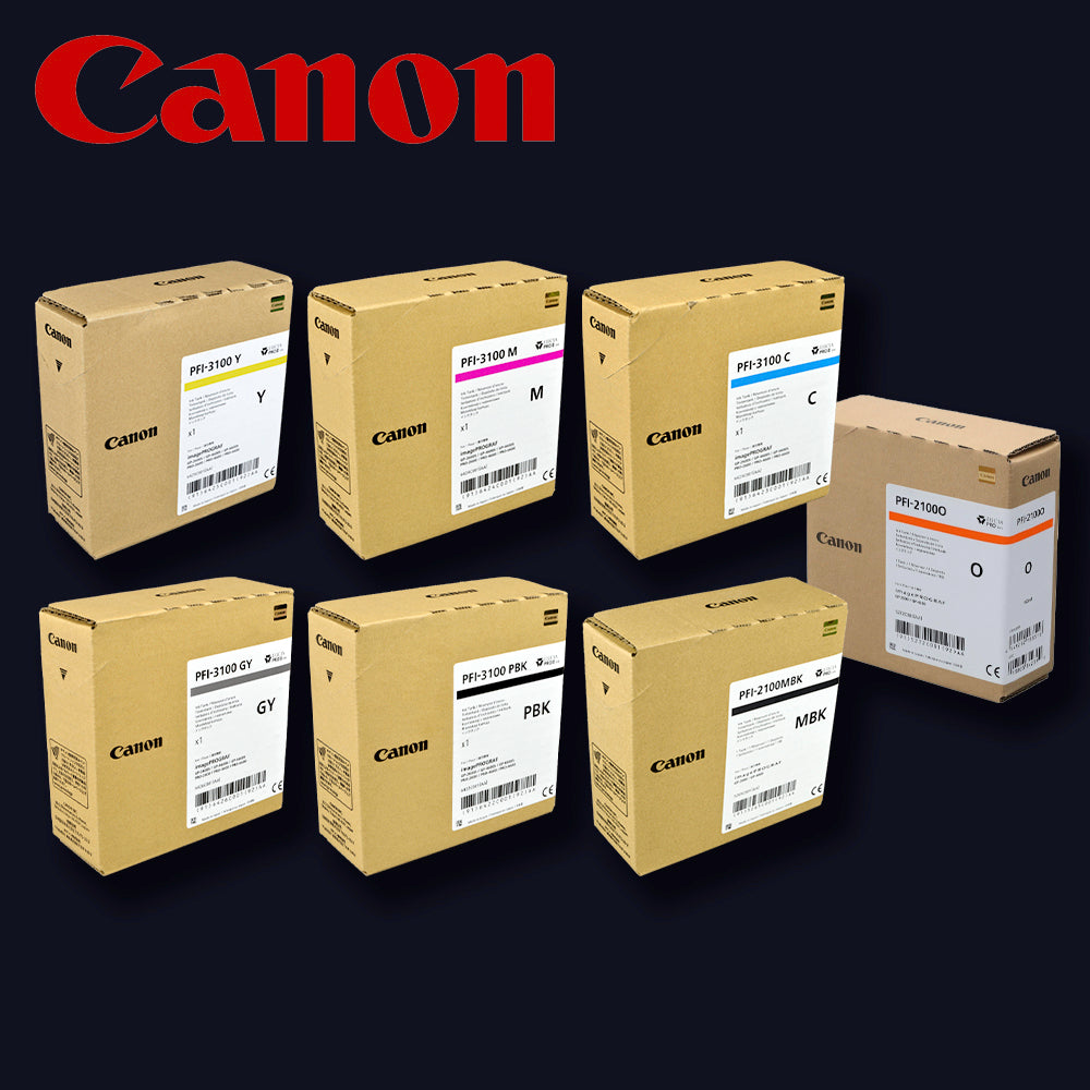 CANON Tinte kompletter Satz 7 Farben für iPF GP-2600S/4600S/6600S Multipack