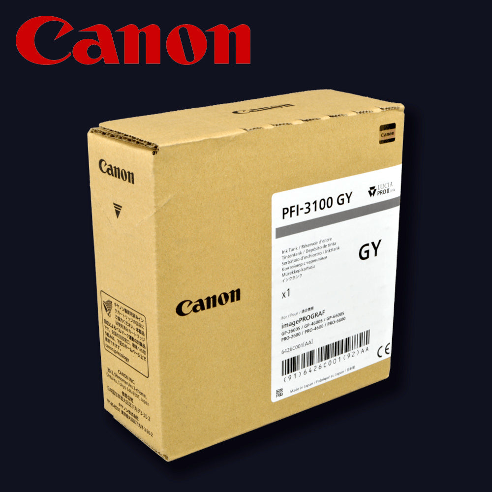 CANON Tinte Grau (GY) für iPF PRO-2600/4600/6600 & GP-2600S/4600S/6600S