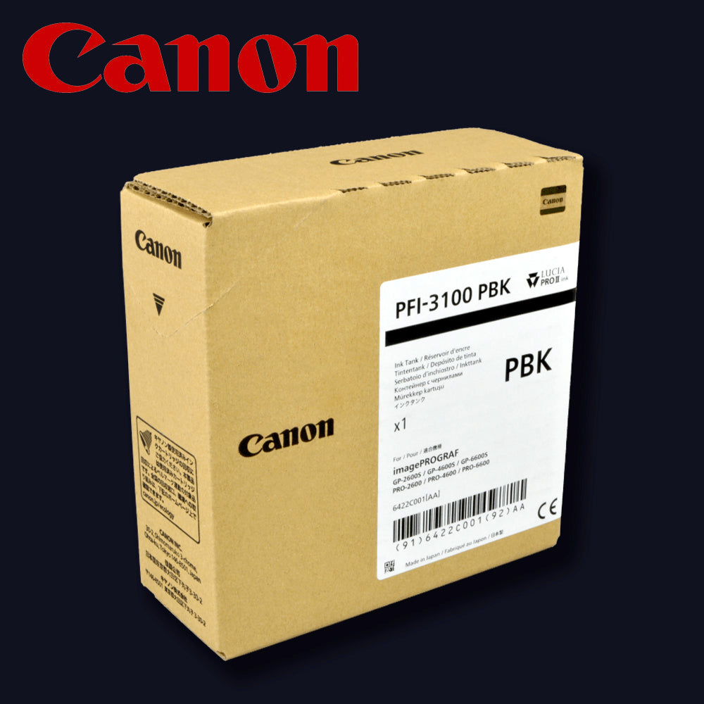 CANON Tinte SCHWARZ (PBK) für iPF PRO-2600/4600/6600 & GP-2600S/4600S/6600S