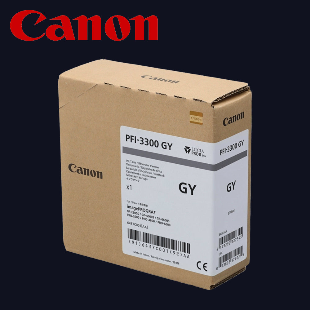 CANON Tinte Grau (GY) für iPF PRO-2600/4600/6600 & GP-2600S/4600S/6600S