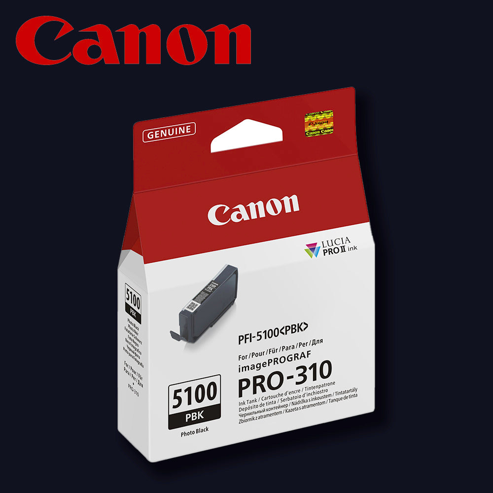 CANON Tinte PFI-5100PBK Photoschwarz für ImagePROGRAF PRO-310