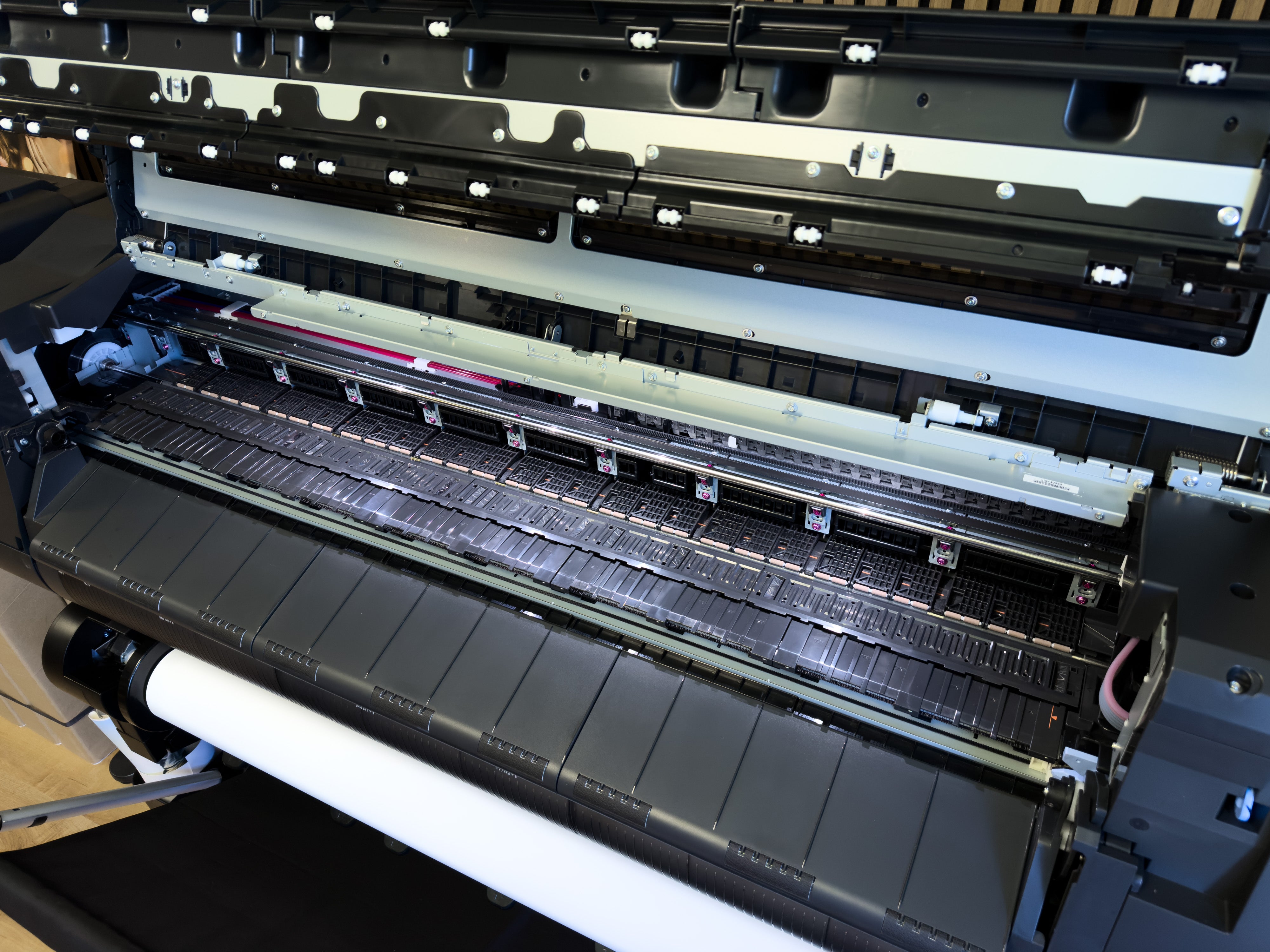 Demogerät: CANON imagePROGRAF Pro-4600  inkl. 2. Rolleneinheit RU-43, neue Tinten