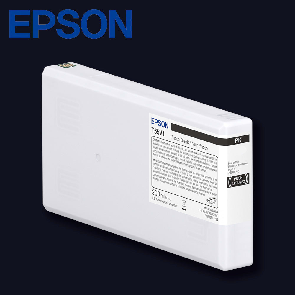 EPSON Tinte Photo Black 200ml für SC-P5300 (T55W100)