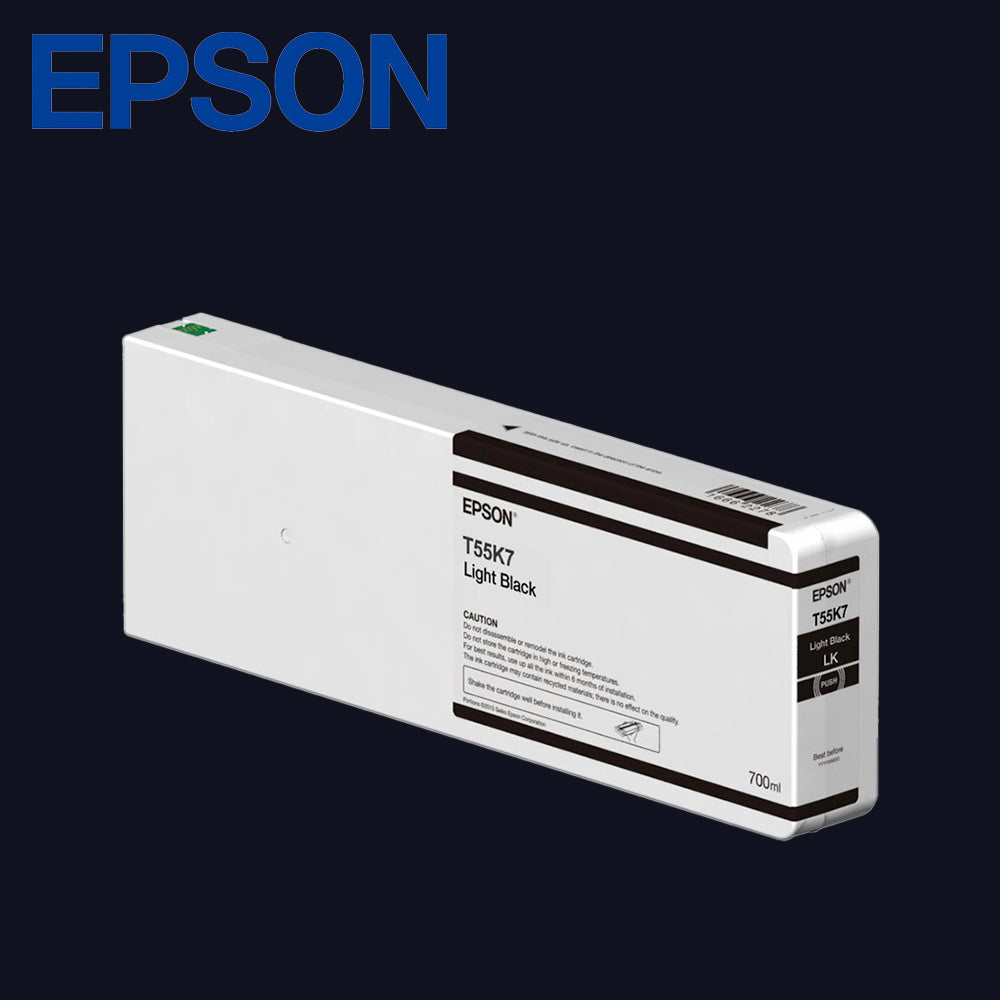 EPSON T55K7 Light Black 700ml für SC-P6000/7000/8000/9000
